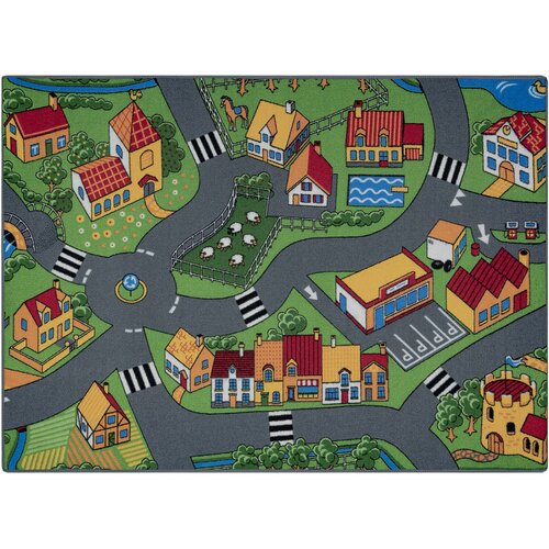 RugsX Preproge REBEL ROADS PREPROGA Village life 90 Podeželje, 95x133 cm Siva Cene