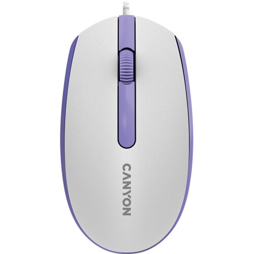 Canyon M-10 žični miš 1000 dpi bijelo-lavanda Cene