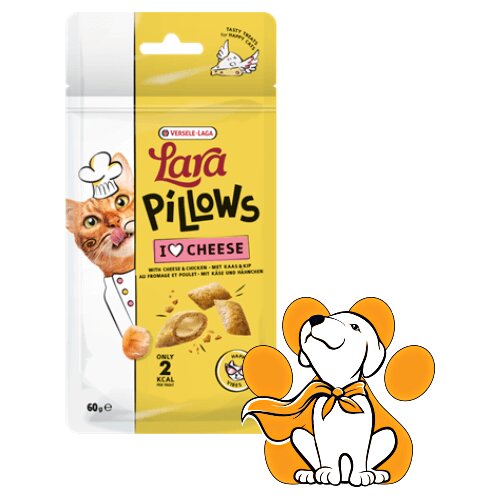 Lara Pillows with Cheese 60g, Poslastice Za Mačke Sa Ukusom Sira Cene