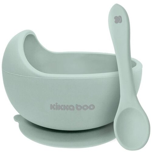 Kikka Boo silikonska činija sa kašičicom yummy mint ( KKB40115 ) Cene