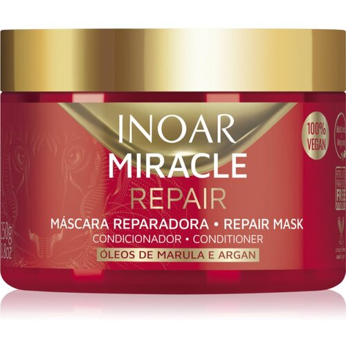INOAR Miracle Repair regenerirajuća maska za suhu i oštećenu kosu 250 g Cijene