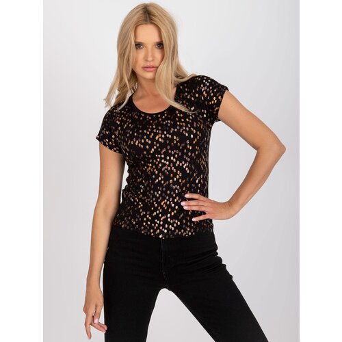 BERRAK T-shirt-BR-TS-8127-black-gold Cijene