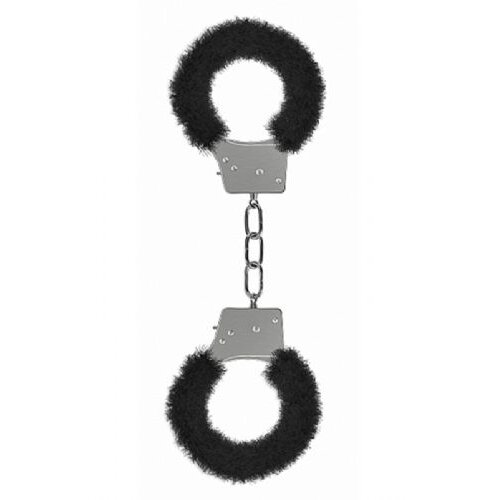 Ouch! Beginner&amp;#039;s Handcuffs Furry Black Slike