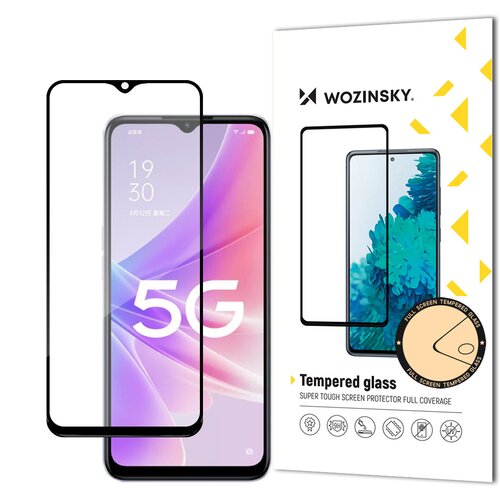 Wozinsky Trpežno 9H kaljeno steklo za celoten zaslon Realme Narzo 50 z okvirjem Case Friendly črna, (21533996) Cene
