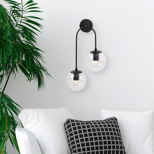Opviq Zidna lampa E14 Grlo, Crna Cene