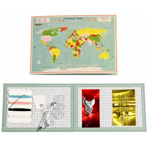 Rex London putni pribor za šivanje world map -