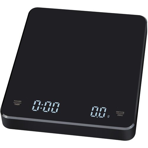 INF Polnilna kavna tehtnica s časovnikom 3 kg / 0,1 g Black, (21247873) Cene
