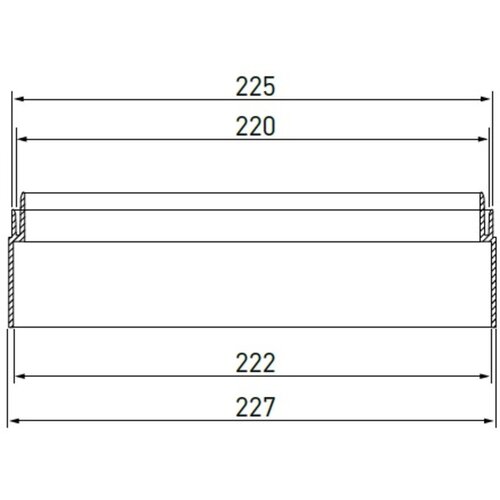 Cook adapter spojka pravokotnega kanala iz 220x90 mm na 227x94 mm, BVG229NIFFNF Slike