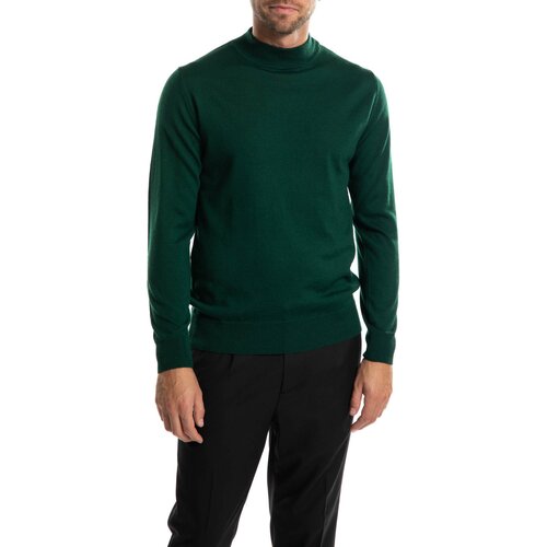 Takeshy Kurosawa Puloverji 83476 | Maglia Lupetto Calato Lana Zelena Cene