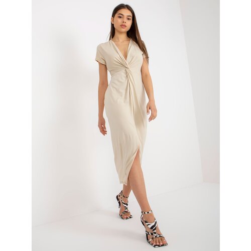 Italy Moda Dress-DHJ-SK-17302.39X-beige Slike