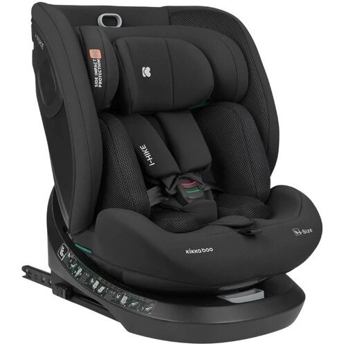 Kikka Boo Hike Premium autosedi&amp;scaron;te i-Size ISOFIX Black 40-150 cm KKB00077 Slike