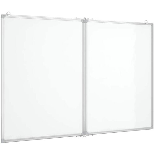  Magnetna bijela ploča sklopiva 100 x 80 x 1,7 cm aluminijska Slike