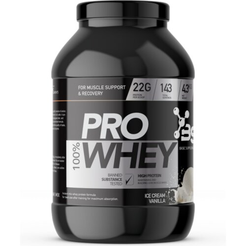 Basic Supplements 100% PRO WHEY 4.3KG - Ice Cream Vanilla Cene