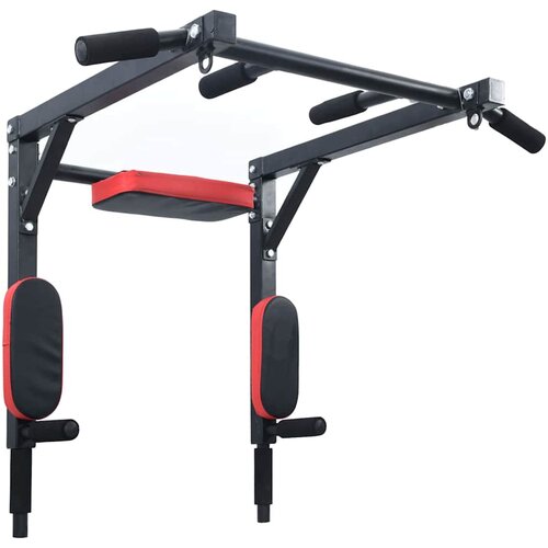  Stalak za zgibove i dipove Crna i crvena 89 x 59 x 70 cm Cene