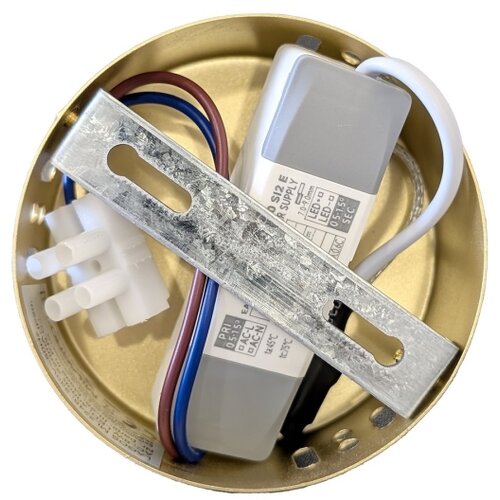  LED luster na sajli LAGOS LED/8W/230V zlatne boje Slike