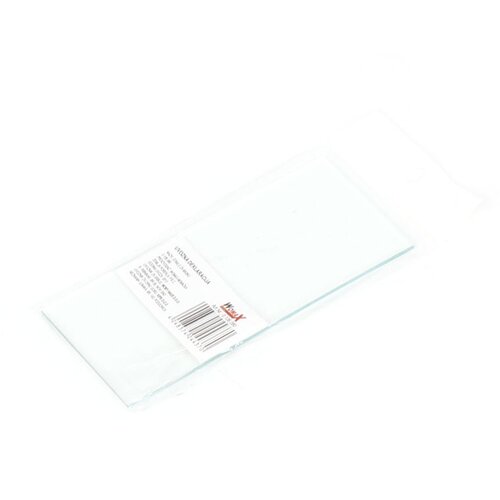 Staklo za masku za varenje 110X50X1,5mm belo Slike