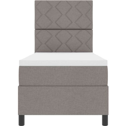 VidaXL Krevet sa box springom u boji taupe 80x200 cm Tkanina Slike