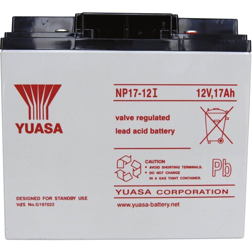 Yuasa Svinčev akumulator 12 V 17 Ah NP17-12 svinčevo-koprenast (AGM) 181 x 167 x 76 mm M5-vijačni priklop\, brez vzdrževanja, (20439287) Cene