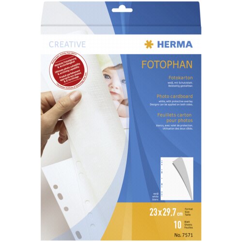 Herma Photo Cardboard white 10 Sheets 7571 Cijene