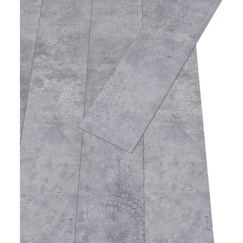  Samoljepljiva podna daska 32 pcs Cement sivi 4,46 m&amp;sup2; PVC Slike