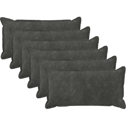  Presvlaka za jastuk 6 pcs HOUTEN Antracit 40 x 80 cm Cene
