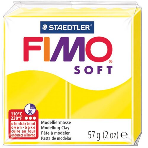  MASA ZA MODELIRANJE 57G FIMO SOFT STAEDTLER 8020-10 LIMUN ŽUTA Cene