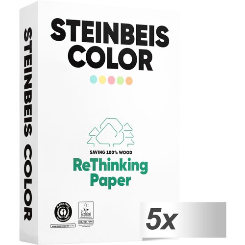 Steinbeis 5x 500 Bl Magic Colour blau A 4 80 g Recyclingpapier Cijene