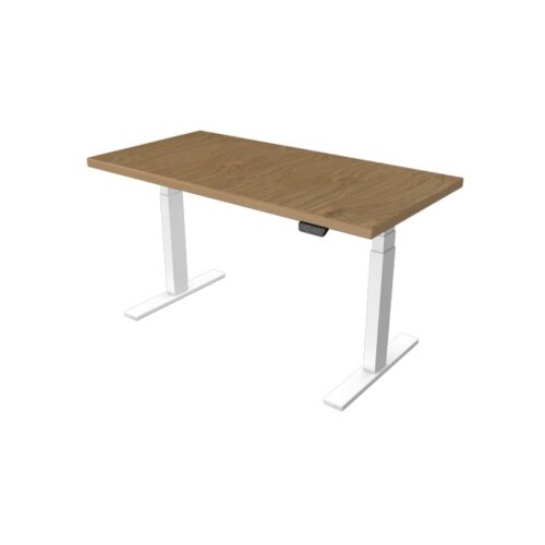 Uvi Desk beli okvir z namizno ploščo (naravni hrast) Cene