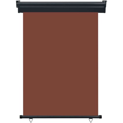 vidaXL Balkonska bočna tenda 125 x 250 cm smeđa Cijene
