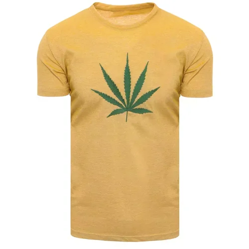 DStreet T-shirt męski żółty DStreet T-shirt męski żółty