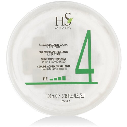 HS MILANO Shiny Modelling Wax vosek za oblikovanje las 100 ml unisex Slike