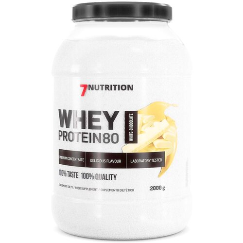 7NUTRITION protein surutke 80% bela čokolada, 2kg Cene