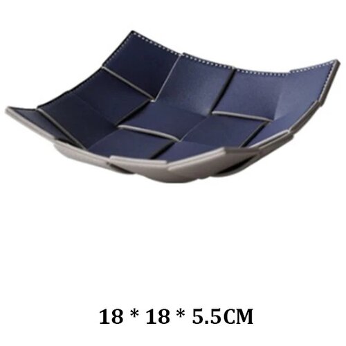 INF Dvo-Barvni PU Pladenj Za Shranjevanje Blue, (21872695) Cene