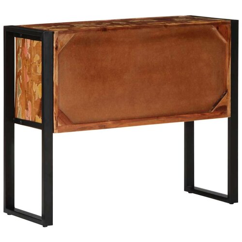 VidaXL Konzolni ormarić Vi&amp;scaron;ebojni 90x35x75 cm Obrađeno puno drvo Slike