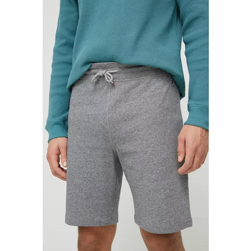 Tommy Hilfiger Homewear kratke hlače boja: siva, melanž