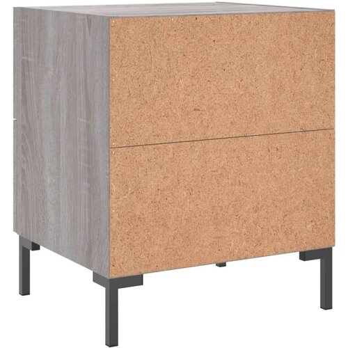  Noćni ormarići 2 kom boja hrasta 40x35x47 5cm konstruirano drvo Slike