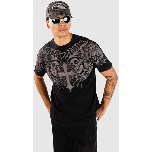 Affliction Misfits Wings T-shirt black lava wash Cene