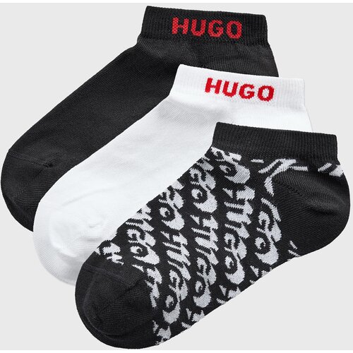 Hugo Boss 3PACK Čarape HUGO Logo Allover Cijene