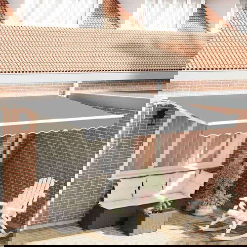 Nadstrešnica Ručna Bijelo 3 x 2 5 m Metal Cijene