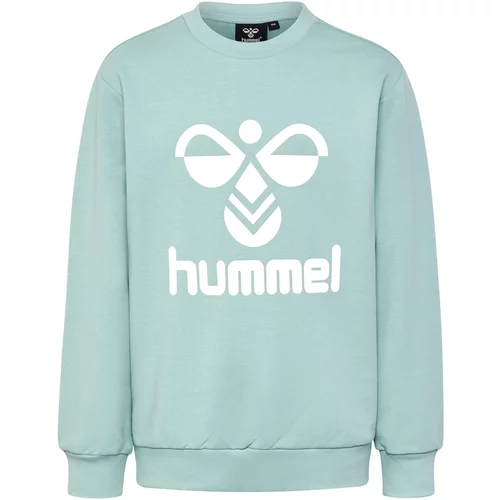 Hummel Sweater majica sivkasto plava / bijela