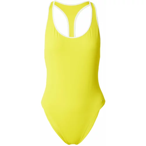 Tommy Hilfiger Underwear Jednodijelni kupaći kostim 'ONE PIECE' žuta / bijela