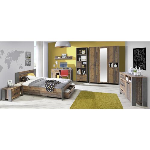 Premium Living nočna Omarica Baghira, Rjava, Temno Siva Slike