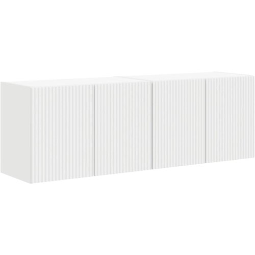 vidaXL TV stenska omara 2 pcs Bela 59,5 x 31 x 40 cm Konstruiran les, (5000112705) Cene