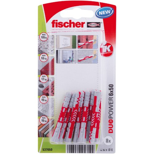 Fischer DuoPower 6 x 50 K NV tipl 50 mm 537650 1 Set Cijene
