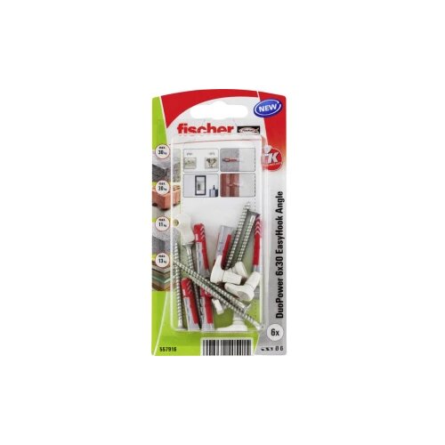 Fischer DuoPower 6x30 EasyHook Angle K (6) asortiman tipli 557916 1 Set Cijene