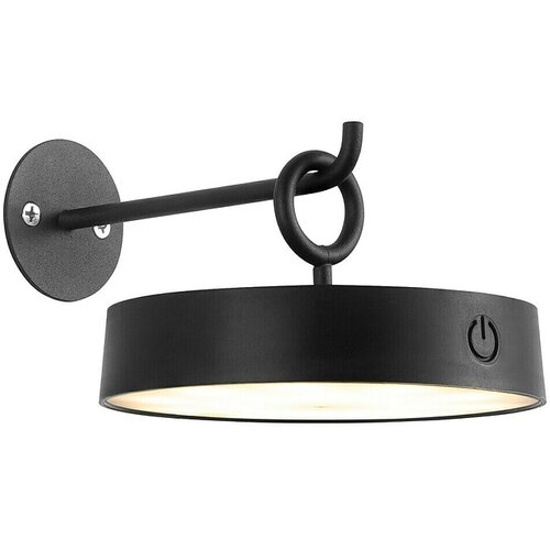  Zidna svjetiljka s punjivom baterijom Avellino (8,75 x 15,4 x 12,8 cm, Crna, Topla bijela, 1,5 W, IP44) Cijene