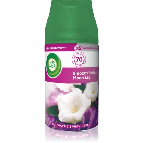 Air Wick Freshmatic Smooth Satin & Moon Lily osvežilec zraka nadomestno polnilo 250 ml