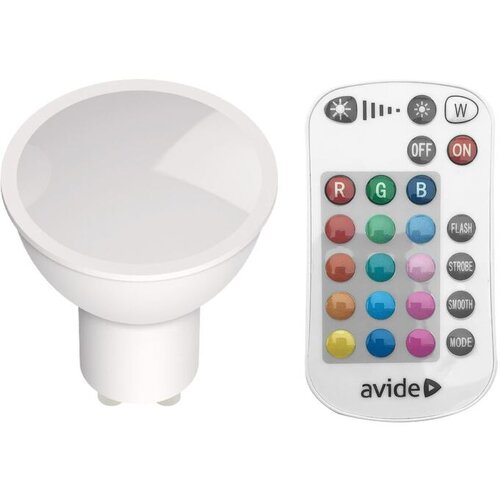 Avide pametna LED žarnica 4.2W, GU10 RGB+W ASGU10RGBW-4.2W-RC Cene