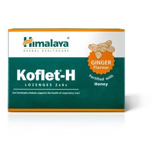 Himalaya Pastile za grlo koflet đumbir 2X6 S Slike