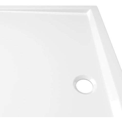  Pravokutna ABS tu&amp;scaron;-kada bijela 80 x 90 cm Slike